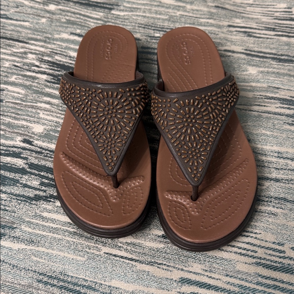 Brown Crocs, NWOT